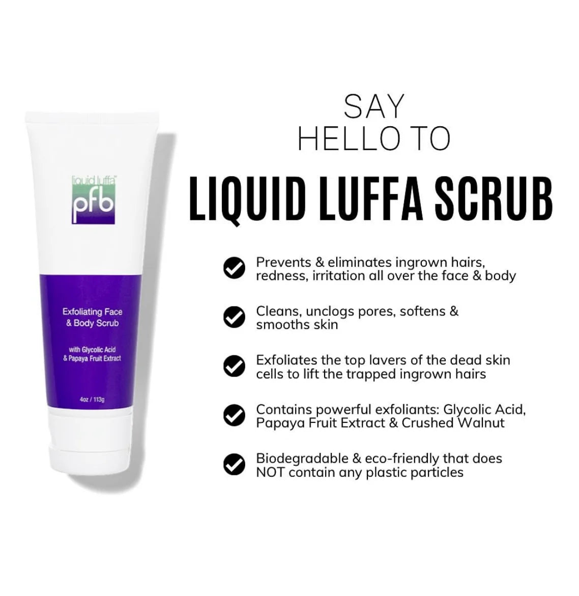 PFB Liquid Luffa Scrub