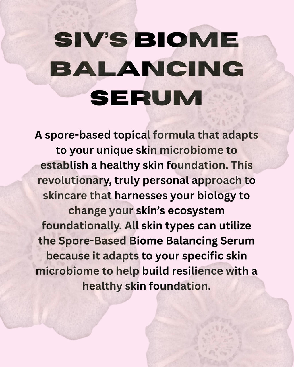 SIV microbiome balancing serum