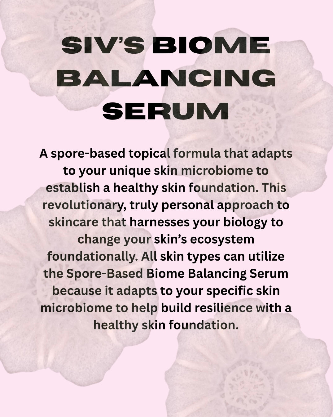 SIV microbiome balancing serum