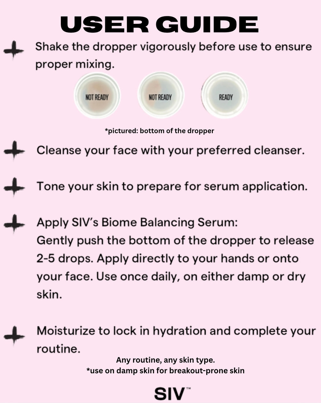 SIV microbiome balancing serum