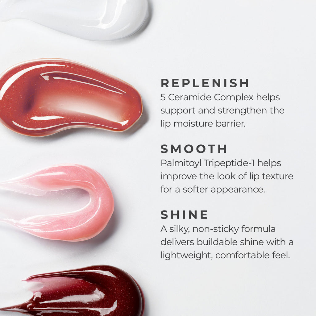 Ceramide lip glaze